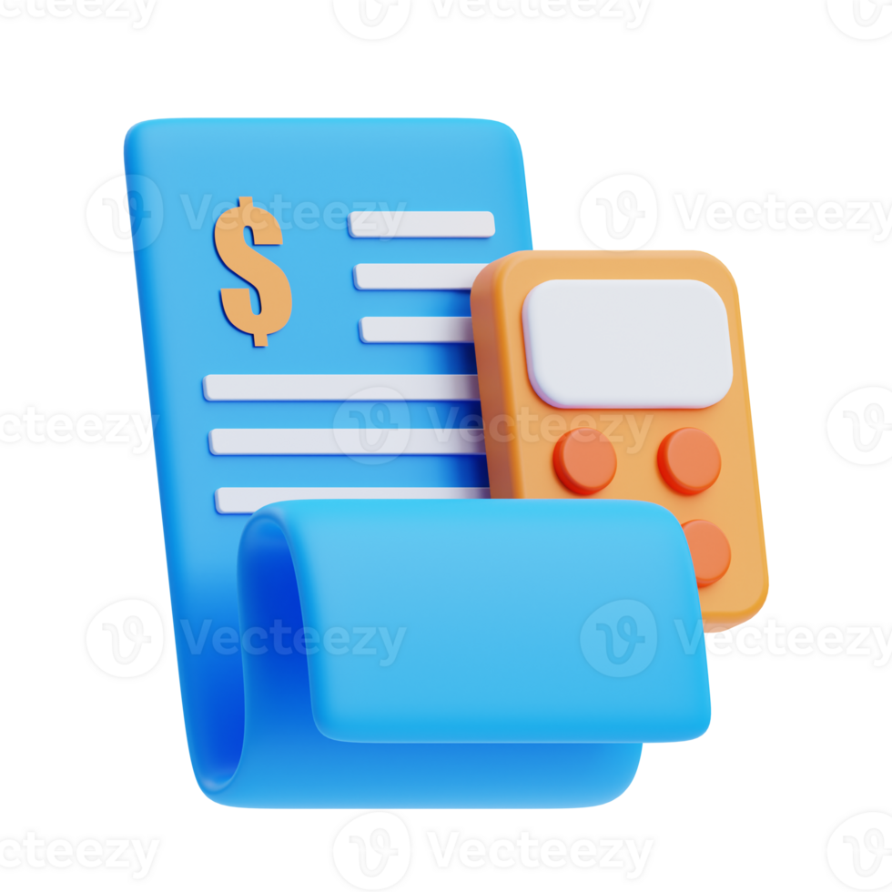 3d budget icon on transparent background png