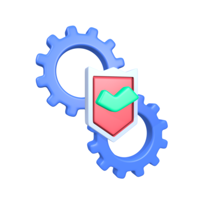 system security business 3d icon png