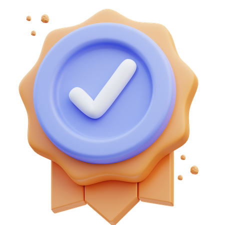 quality badge 3d icon png download 5073619